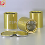 Gold 1 Litre Paint Tin with Plain Lid