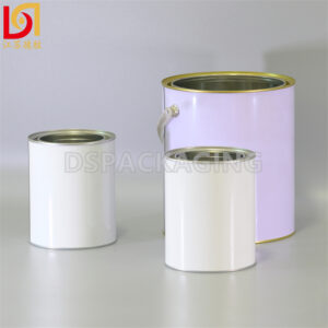 Small Round Paint Can with Lid