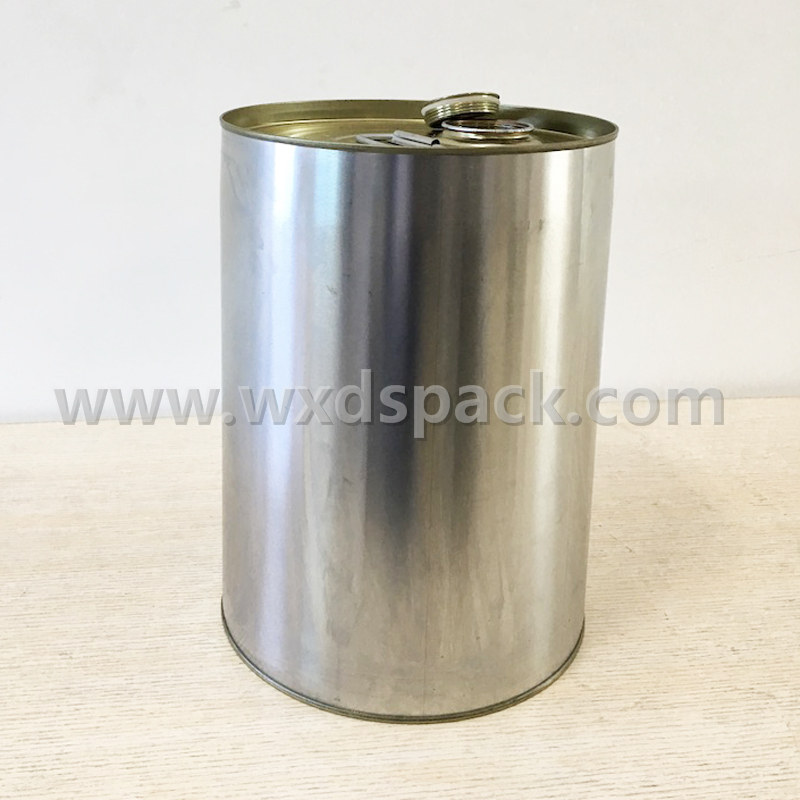 20L Round Oil Tinplate Barrel with Screw Lid Desheng