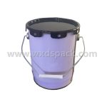 1 Gallon USA Style Conical Paint Bucket with Flower Lid