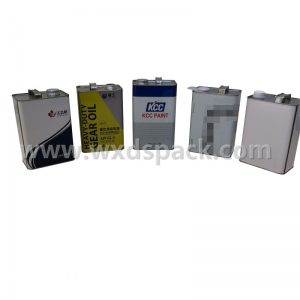 4L Square F-Style Tin Containers for Chemical