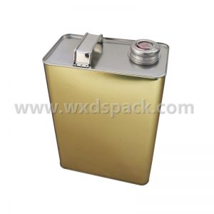 1 Gallon Gold F-style Toyota Engine Oil Tins Replacement