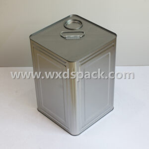 5 Gallon Square Motor Oil Tin Can