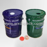 Printed 5 Gallon Metal Pail with Spout