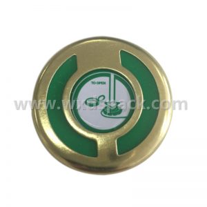 43mm No leak Squeeze Cap with Plastic Sealing