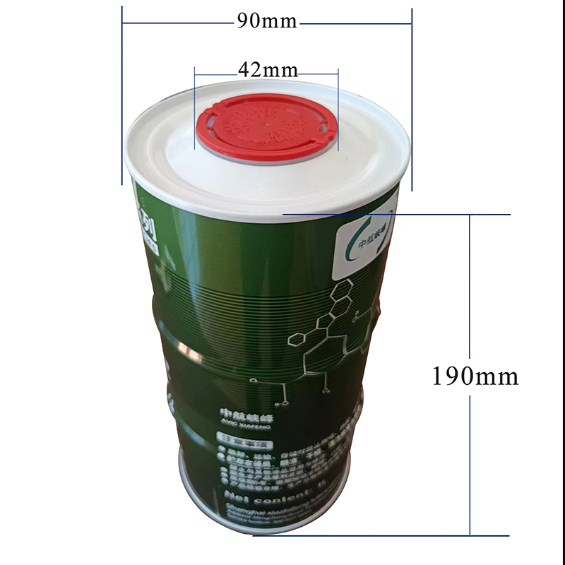 1 Litre Tall Round Motor Oil Can - Desheng