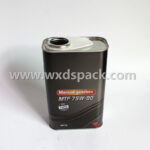 Black 1L Car Oil Tin Can with Japan Cap