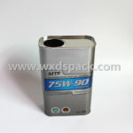 Customized 1L Square Tin Can for Engine Oil