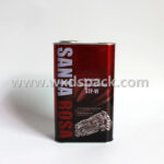 1L Empty Motor Oil Tin Cans for Sale