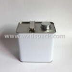 Customized 2 Litre Motor Oil Tin Can