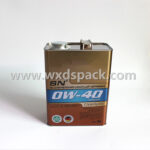 Customized Square Car Oil Can 4L