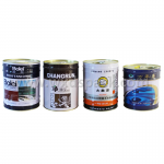 10L Series Round Tin Cans Paint Pails with Closed Top