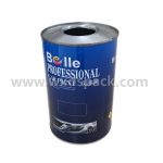 1L Tall Round Car Paint Tin Cans