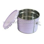 10 Litre Open Top Conical Paint Tin Can with Curly Lid