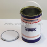 Empty Round Paint Tin Can 5 Liter