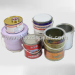 Round Paint Tin with Plain Lever Lid